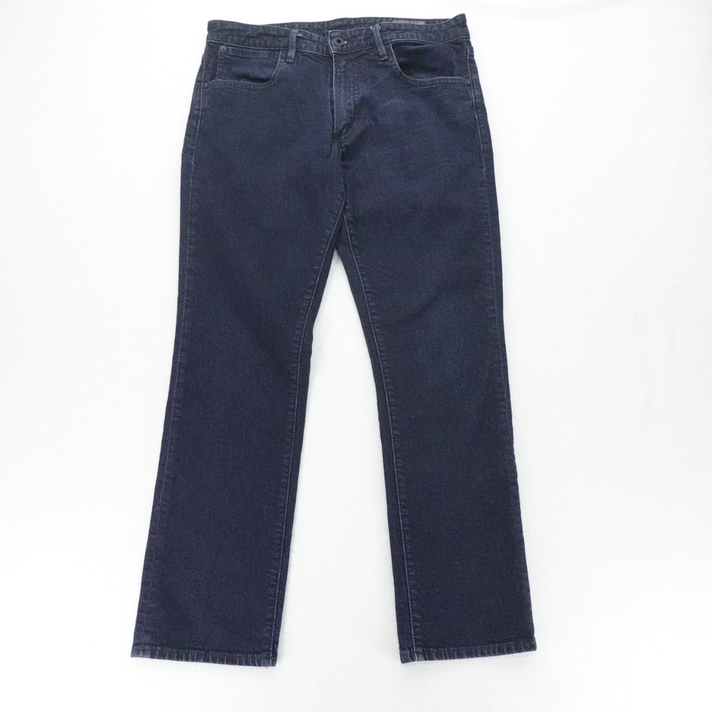 Bonobos Jeans Mens 33x30 Blue Dark Wash Slim Straight Casual Stretch Denim